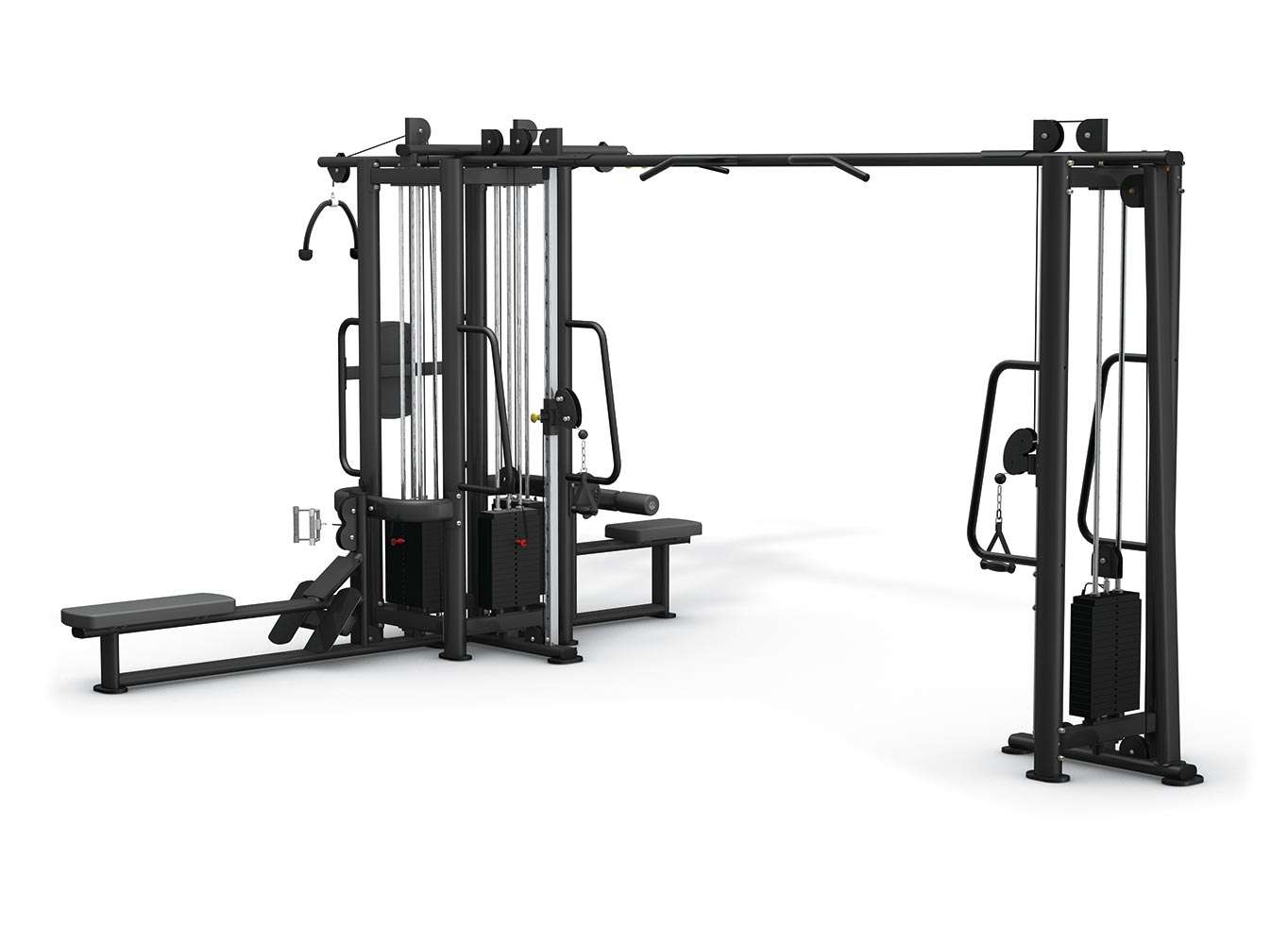 Extreme Core - Commercial 5 Stack Multi-Jungle Gym