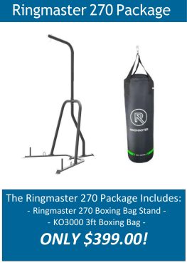 Ringmaster 270 Boxing Stand & Bag Package *ARRIVING SOON*