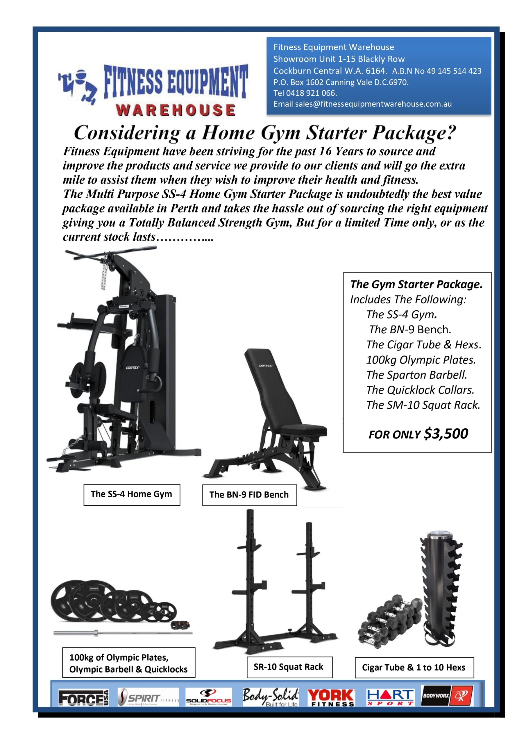 CORTEX SS-4 HOME GYM PACKAGE *JUST ARRIVED*