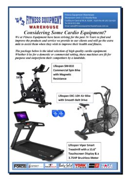 PRO CARDIO PACKAGE *PERFECT FOR DOMESTIC OR COMMERCIAL SETTINGS*